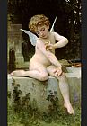 William Bouguereau Cupid with a Butterfly